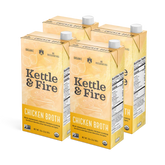 4 Pack: Chicken Cooking Broth - 32oz