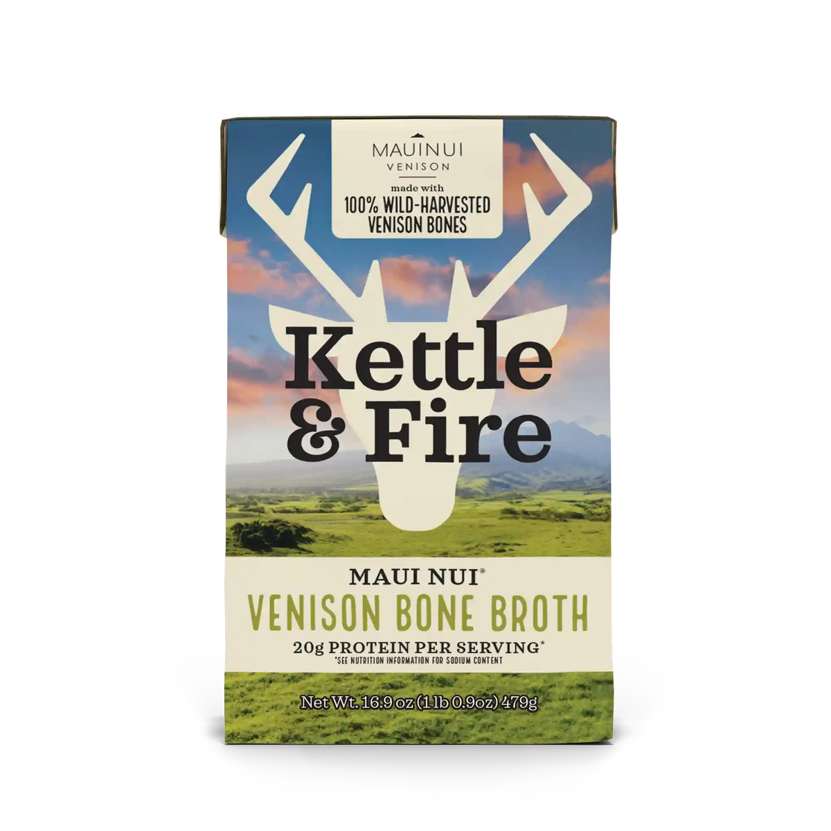 Maui Nui Venison Bone Broth - 16.9 oz